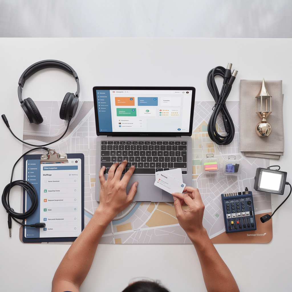 Supplix event organizers coordinating with trusted suppliers in Riyadh